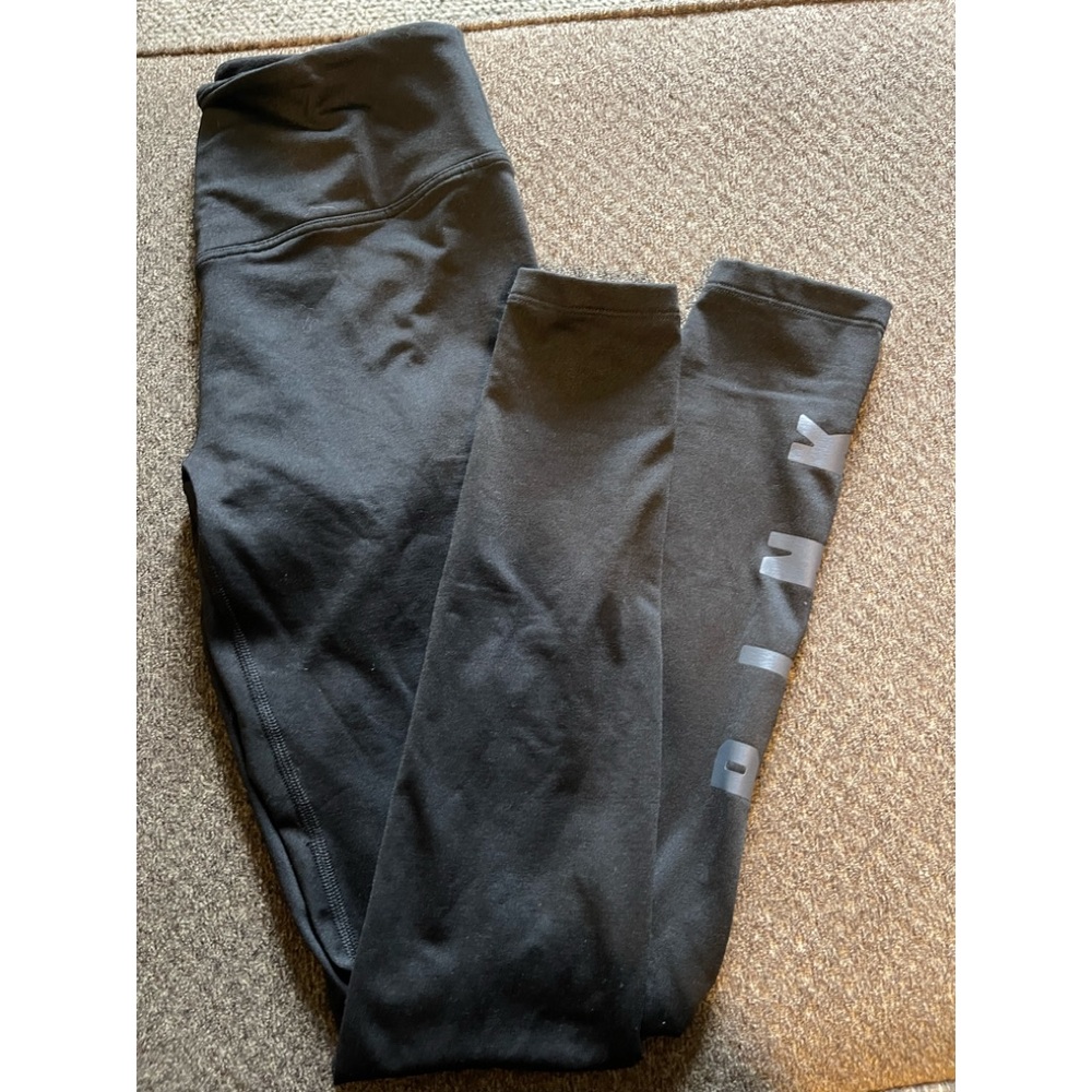 Pink fleece lined leggings